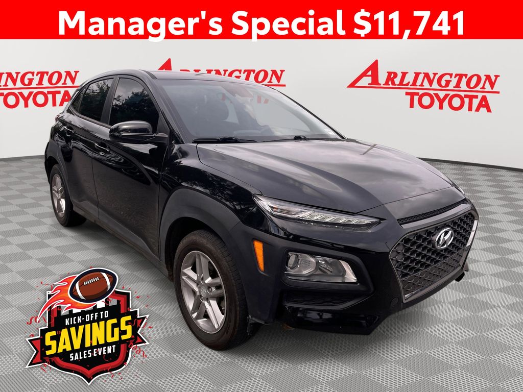 Ultra Black 2021 Hyundai Kona SUV / Crossover Front-Wheel Drive 6-Speed Automatic