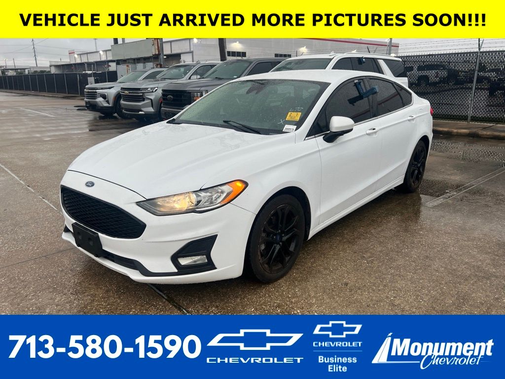 2020 Ford Fusion SE White at DeMontrond Ford