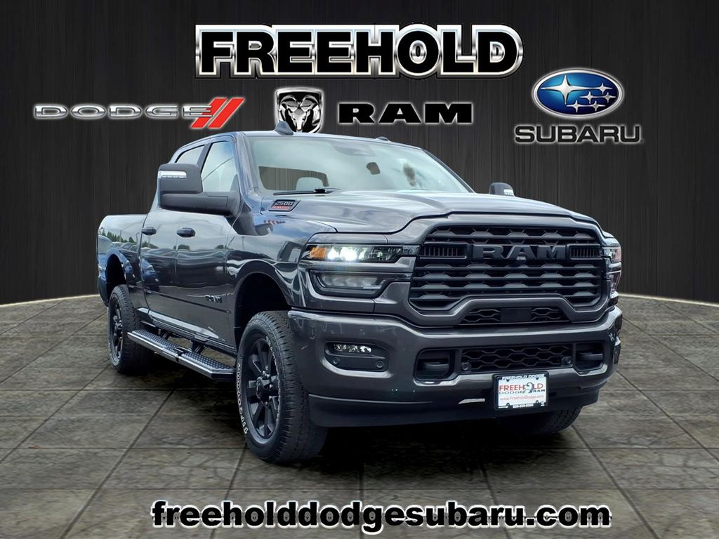 Gray (Granite Crystal Metallic Clearcoat) 2025 RAM 2500 Big Horn Crew Cab 4WD Pickup Truck Four-Wheel Drive 8-Speed Automatic