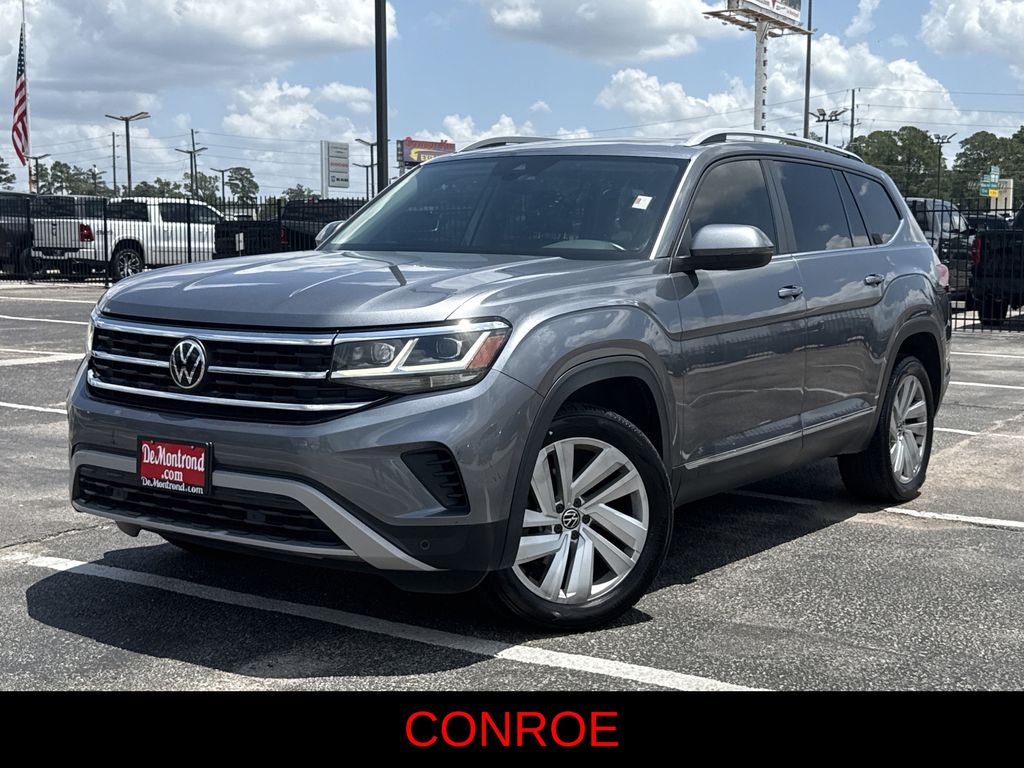 2021 Volkswagen Atlas SEL Gray at Bayway Cadillac of The Woodlands