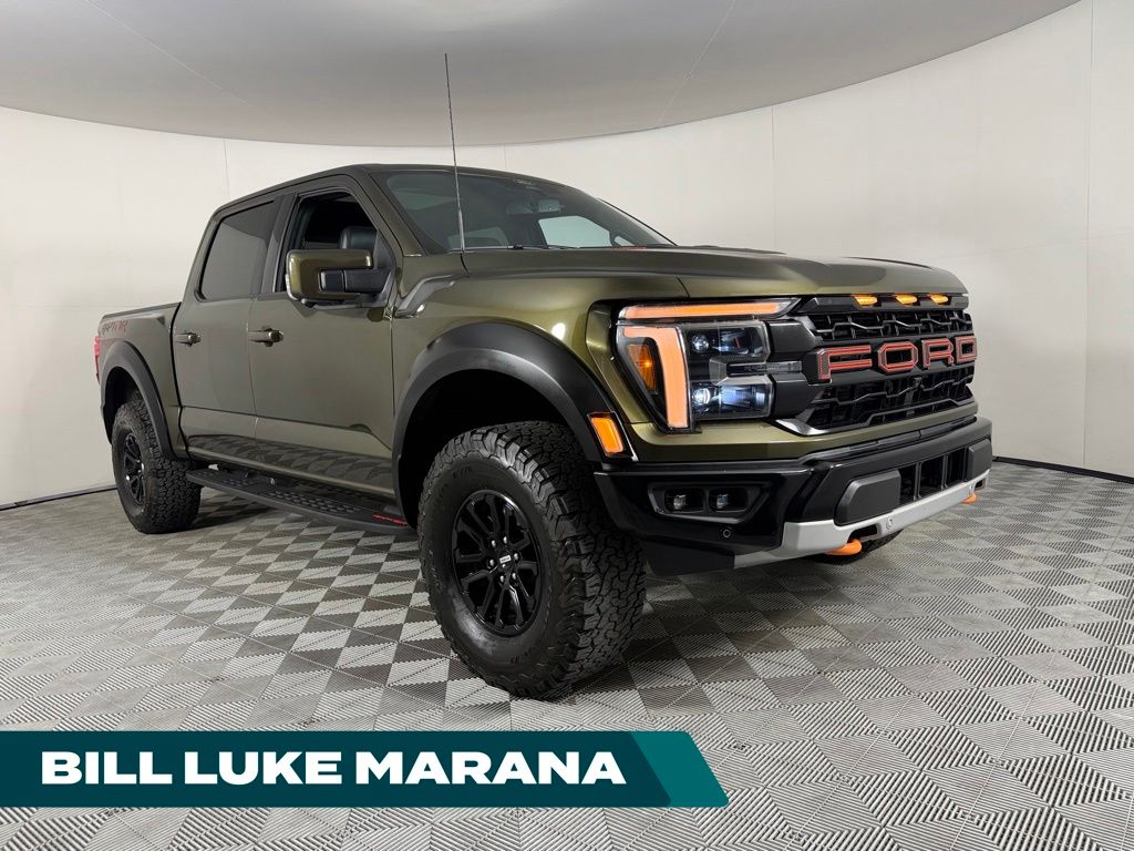 Green 2024 Ford F-150 Pickup Truck Four-Wheel Drive Automatic