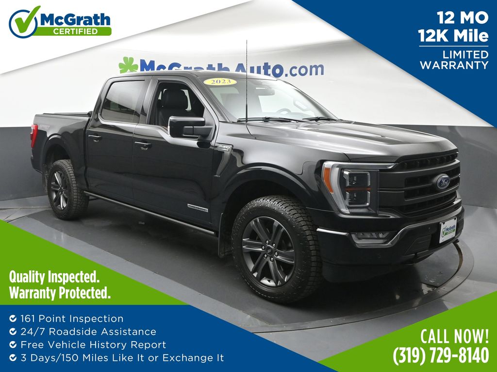 Black Metallic 2023 Ford F-150 Pickup Truck Four-Wheel Drive Automatic