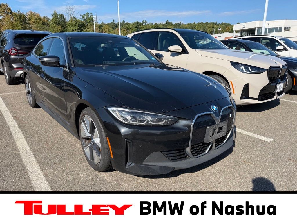 Black Sapphire Metallic 2024 BMW i4 Sedan All-Wheel Drive Automatic