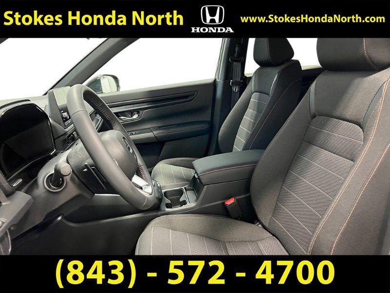 2025 Honda CR-V Hybrid Sport White at Stokes Honda North
