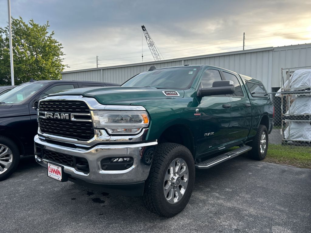 Timberline Green Pearlcoat 2022 RAM 2500 Big Horn Crew Cab 4WD Pickup Truck Four-Wheel Drive 6-Speed Automatic