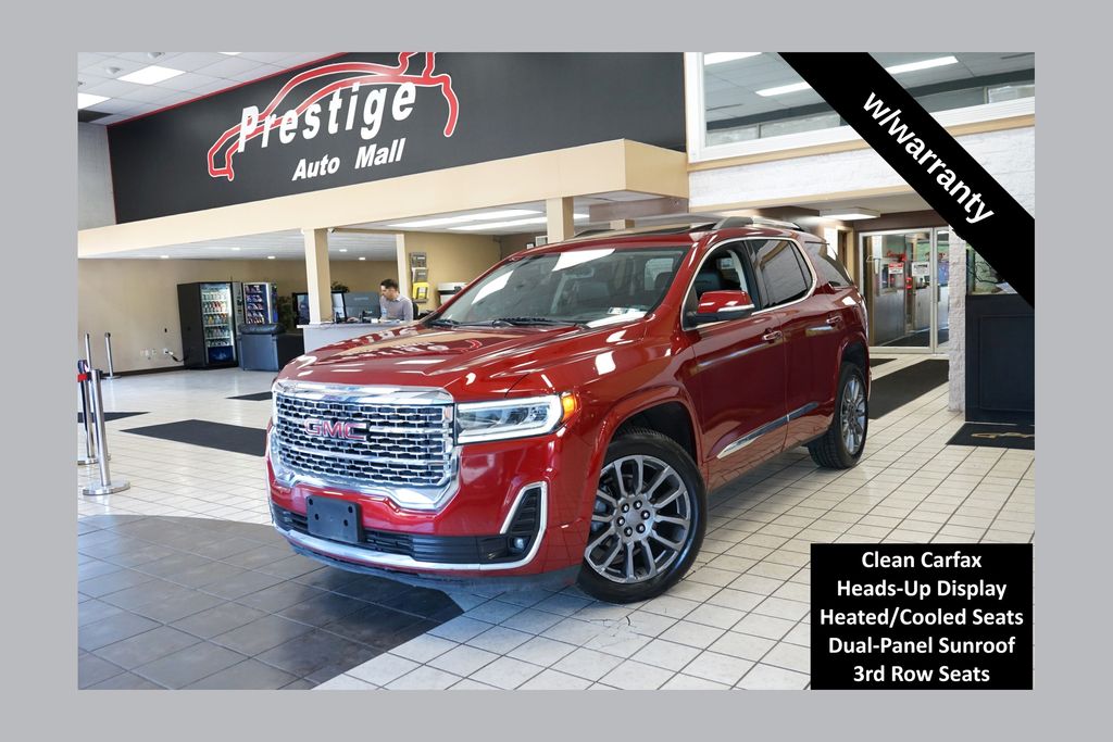 Cayenne Red Tintcoat 2022 GMC Acadia Denali AWD SUV / Crossover Four-Wheel Drive 9-Speed Automatic