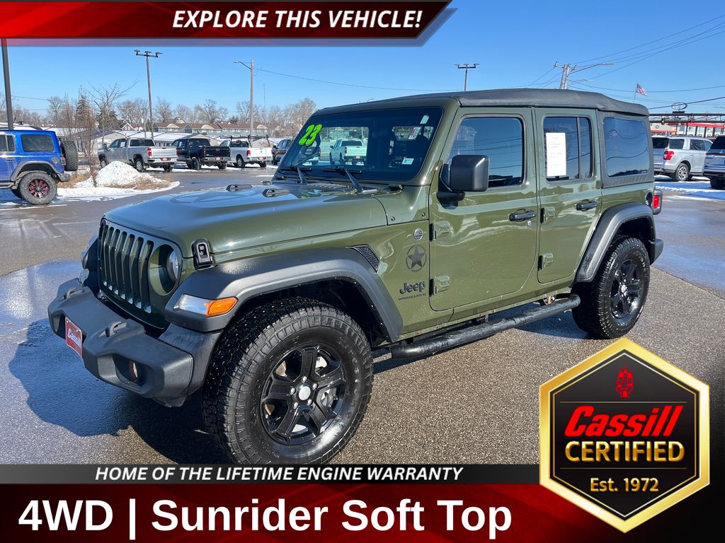 2023 Jeep Wrangler Sport S 4-Door 4WD