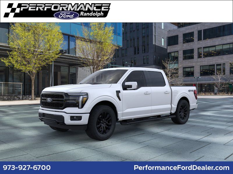 White Metallic 2025 Ford F-150 Pickup Truck Four-Wheel Drive Automatic