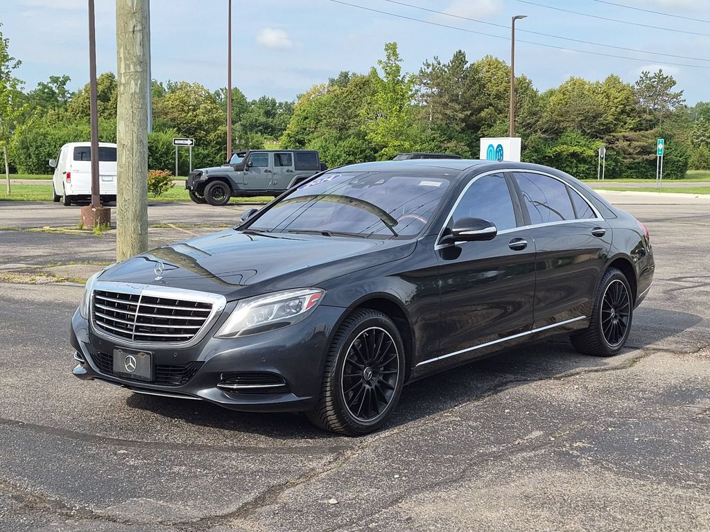 Black 2014 Mercedes-Benz S-Class Sedan All-Wheel Drive 7-Speed Automatic