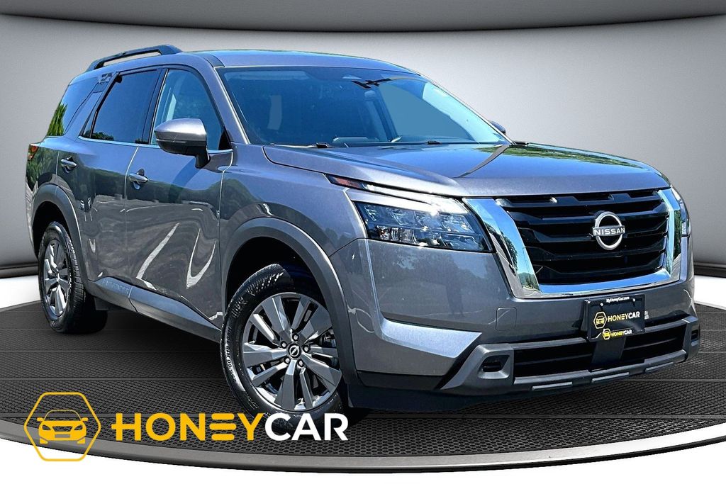 Gray (Gun Metallic) 2024 Nissan Pathfinder SUV / Crossover All-Wheel Drive 9-Speed Automatic