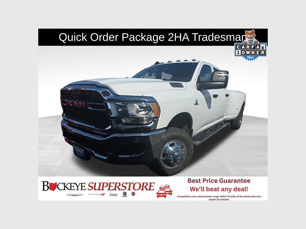 Bright White Clearcoat 2024 RAM 3500 Pickup Truck Four-Wheel Drive 6-Speed Automatic