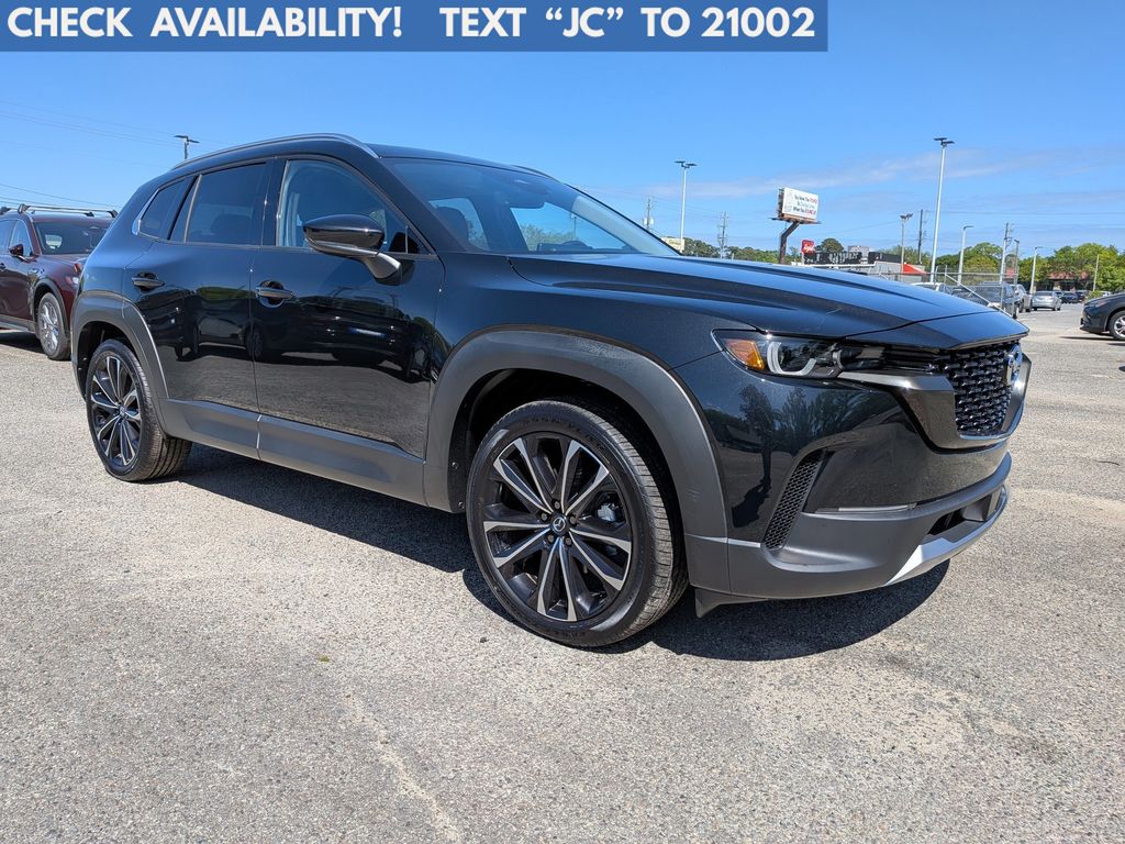 Jet Black Mica 2025 Mazda CX-50 2.5 Turbo Premium AWD SUV / Crossover All-Wheel Drive 6-Speed Automatic