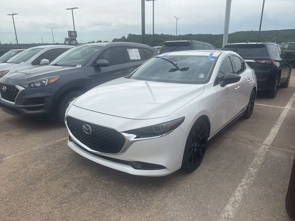 Snowflake White Pearl 2022 Mazda MAZDA3 2.5 Turbo Sedan AWD Sedan All-Wheel Drive 6-Speed Automatic