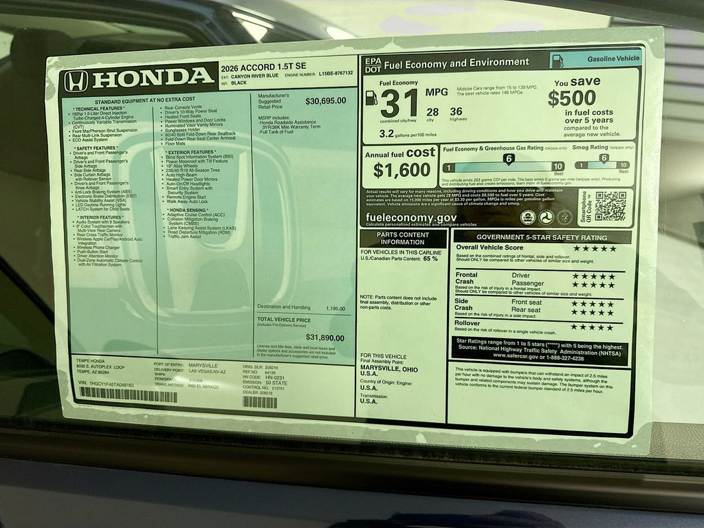 Thumbnail: 2026 Honda Accord - 9