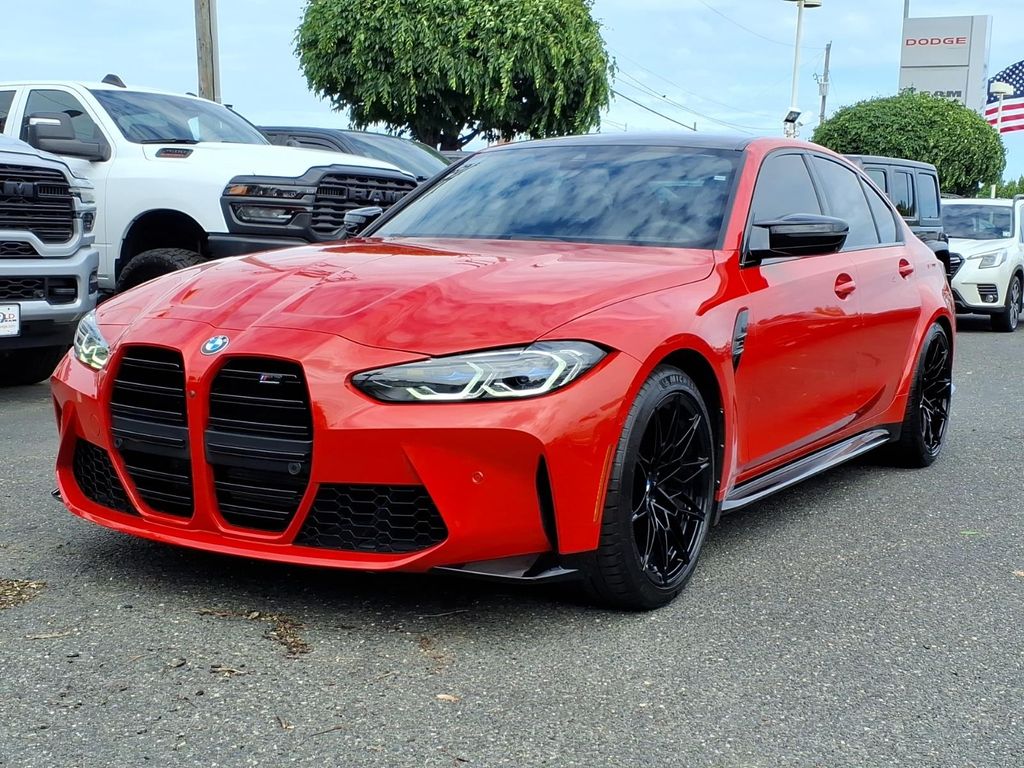 used 2024 BMW M3 car, priced at $71,500