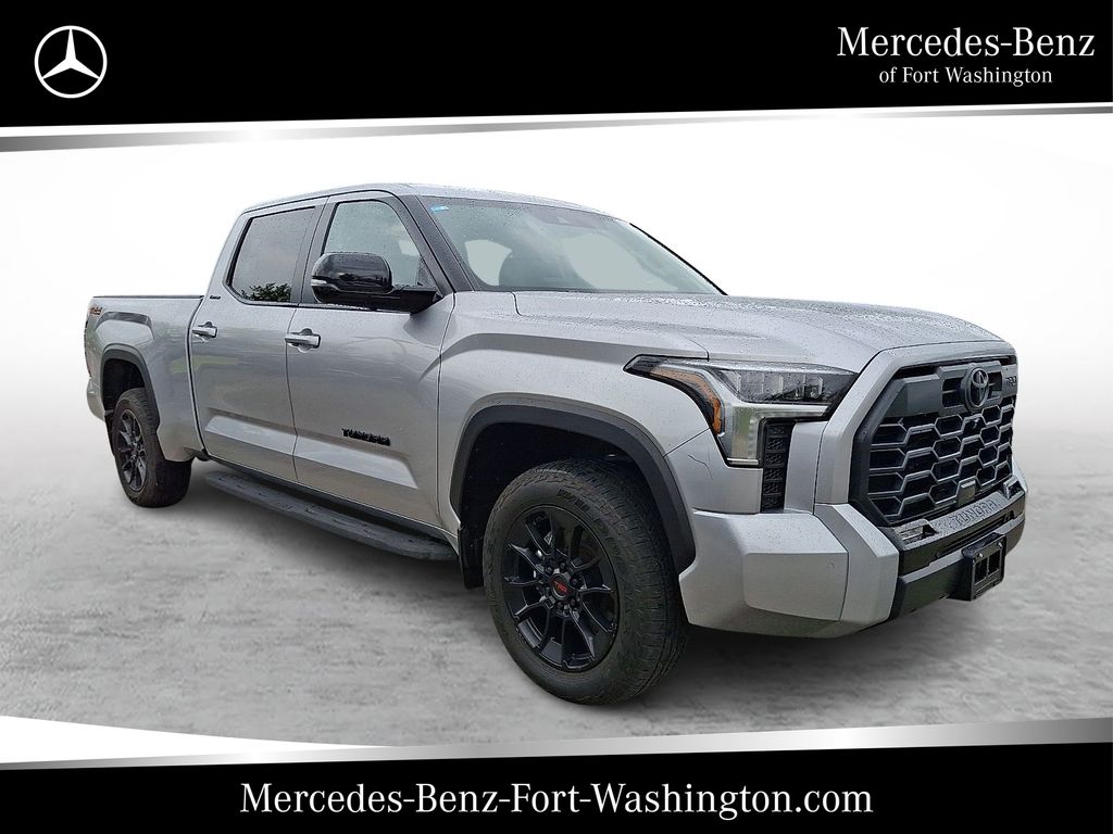 Celestial Silver Metallic 2024 Toyota Tundra Limited CrewMax Cab LB 4WD Pickup Truck Four-Wheel Drive Automatic