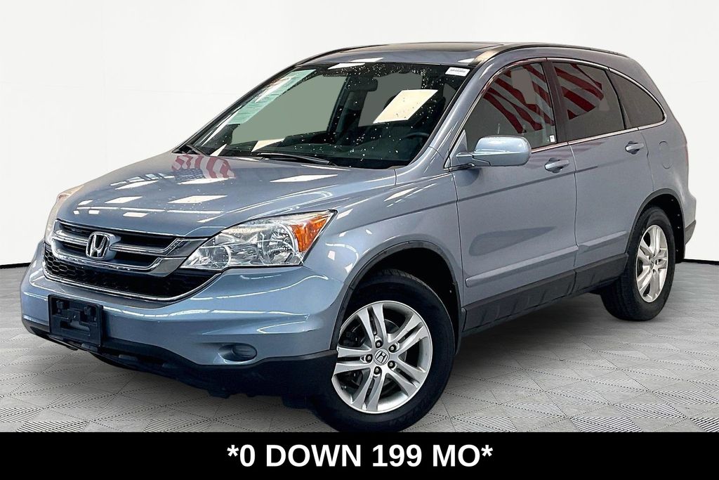 Glacier Blue Metallic 2011 Honda CR-V EX-L AWD SUV / Crossover All-Wheel Drive 5-Speed Automatic
