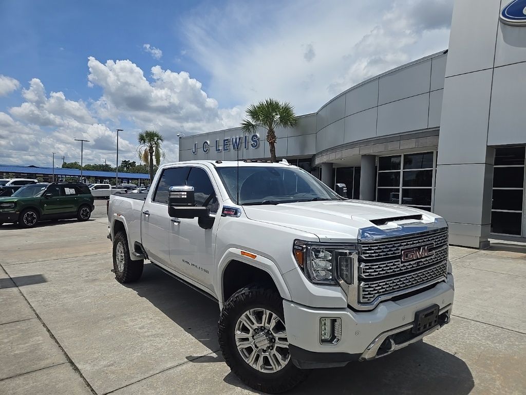 White Frost 2020 GMC Sierra 2500HD Pickup Truck Four-Wheel Drive Automatic