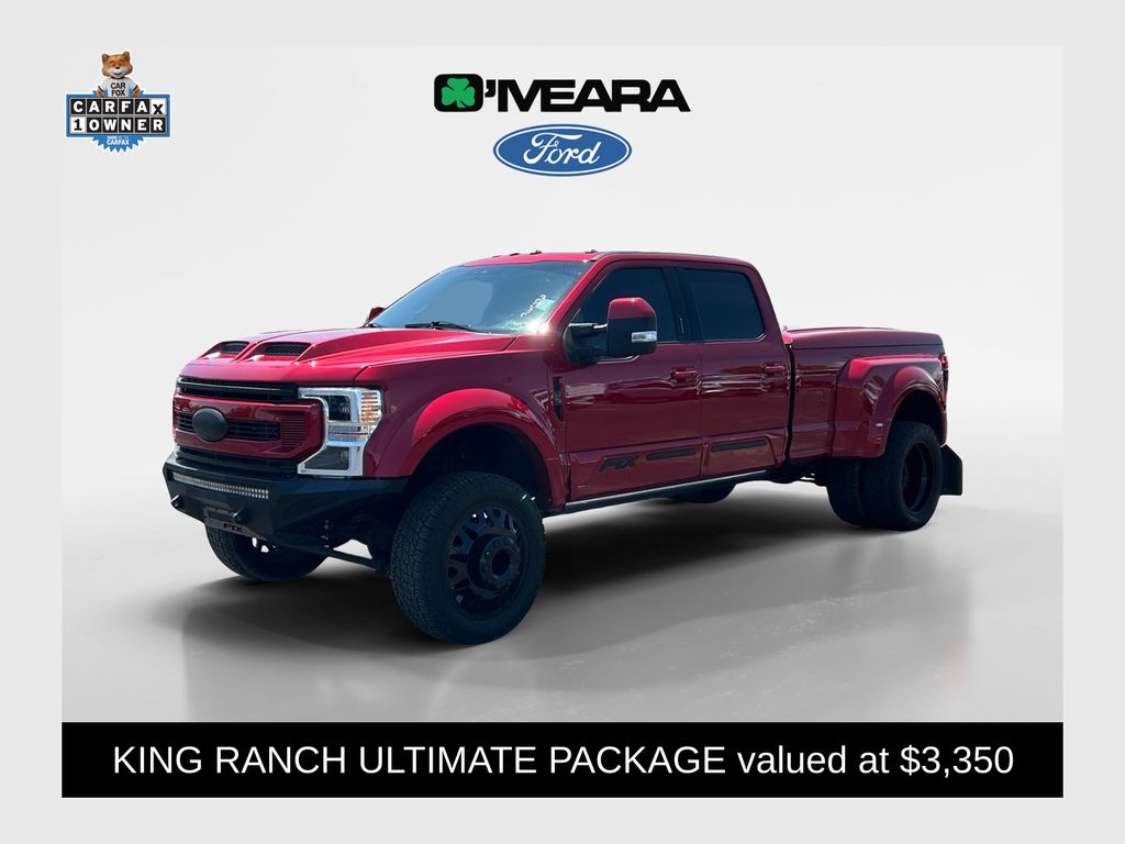 Rapid Red Metallic Tinted Clearcoat 2020 Ford F-450 Super Duty Pickup Truck Four-Wheel Drive Automatic