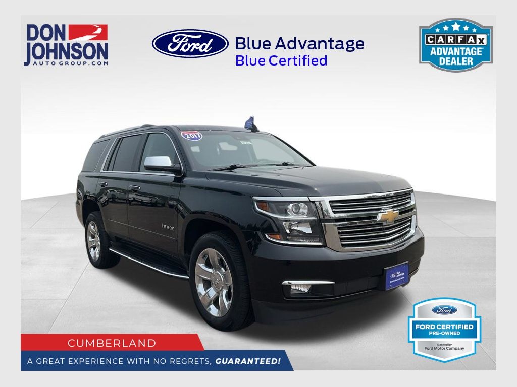 Black 2017 Chevrolet Tahoe SUV / Crossover Four-Wheel Drive 6-Speed Automatic Overdrive
