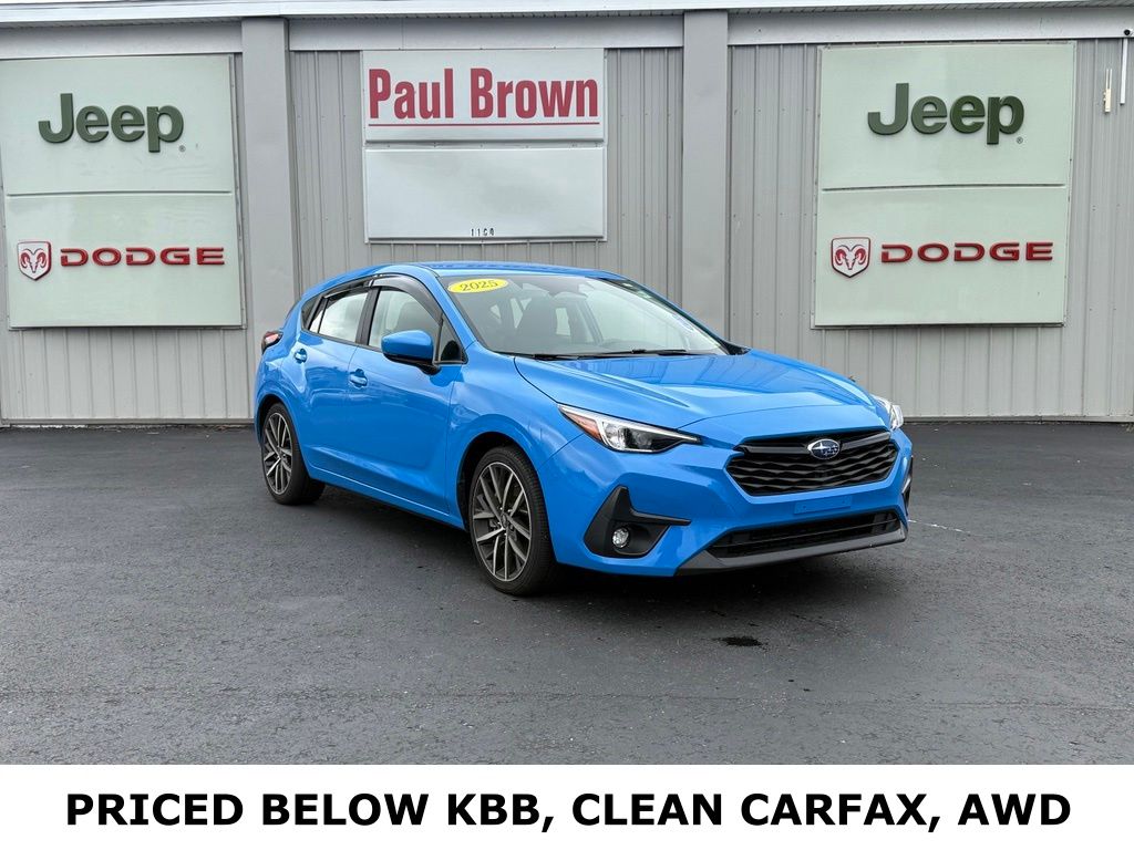 Oasis Blue Pearl 2025 Subaru Impreza Wagon All-Wheel Drive Continuously Variable Transmission