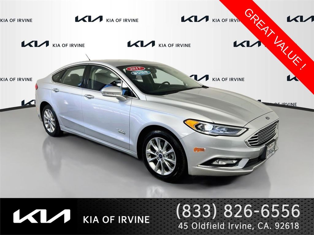 Ingot Silver 2017 Ford Fusion Energi Sedan Front-Wheel Drive Continuously Variable Transmission