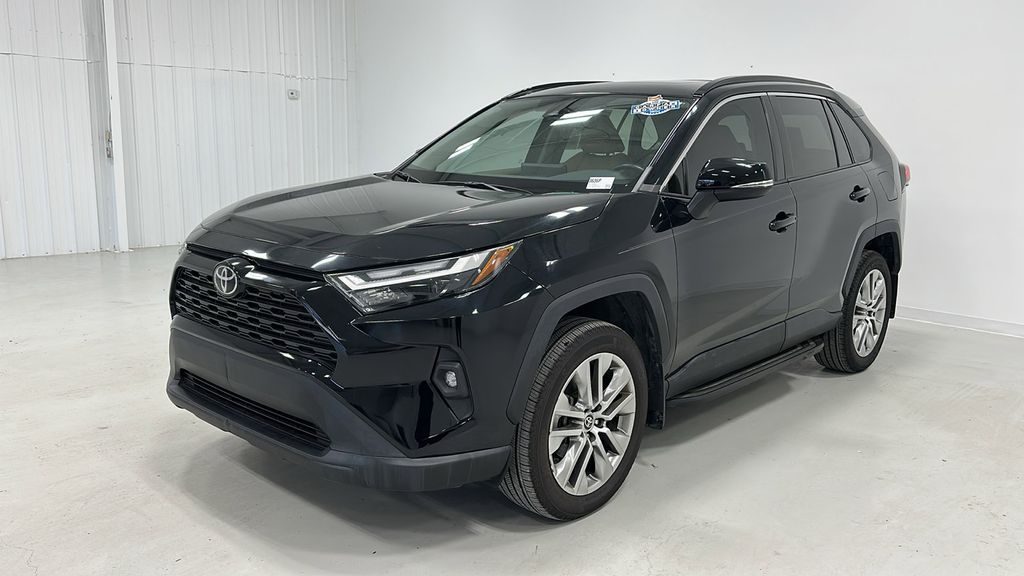 Midnight Black Metallic 2022 Toyota RAV4 XLE Premium FWD SUV / Crossover Front-Wheel Drive 8-Speed Automatic