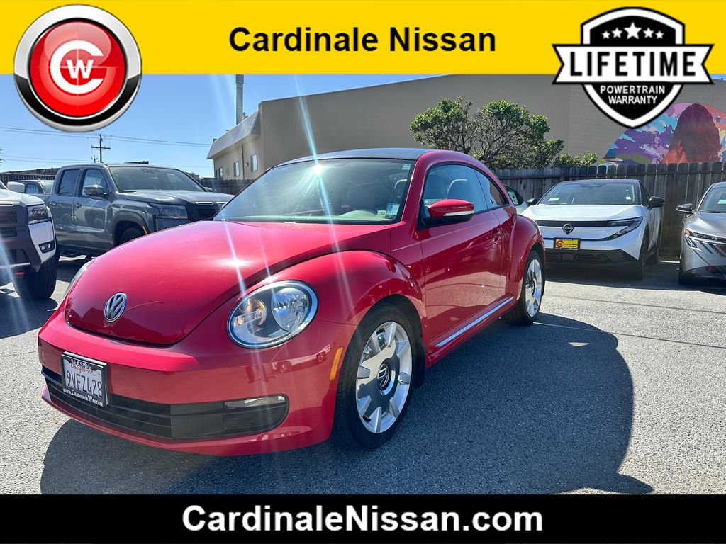 Tornado Red 2014 Volkswagen Beetle Hatchback Front-Wheel Drive 5-Speed Manual