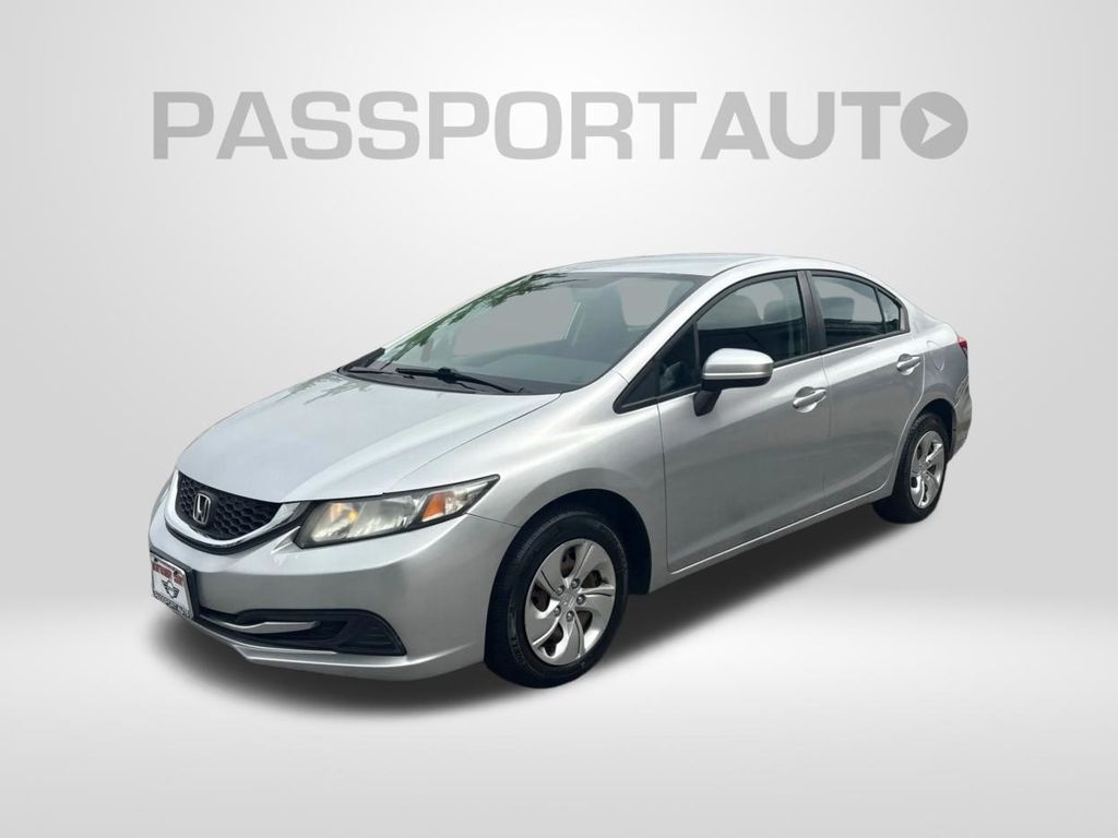 Black 2014 Honda Civic Sedan Front-Wheel Drive Automatic