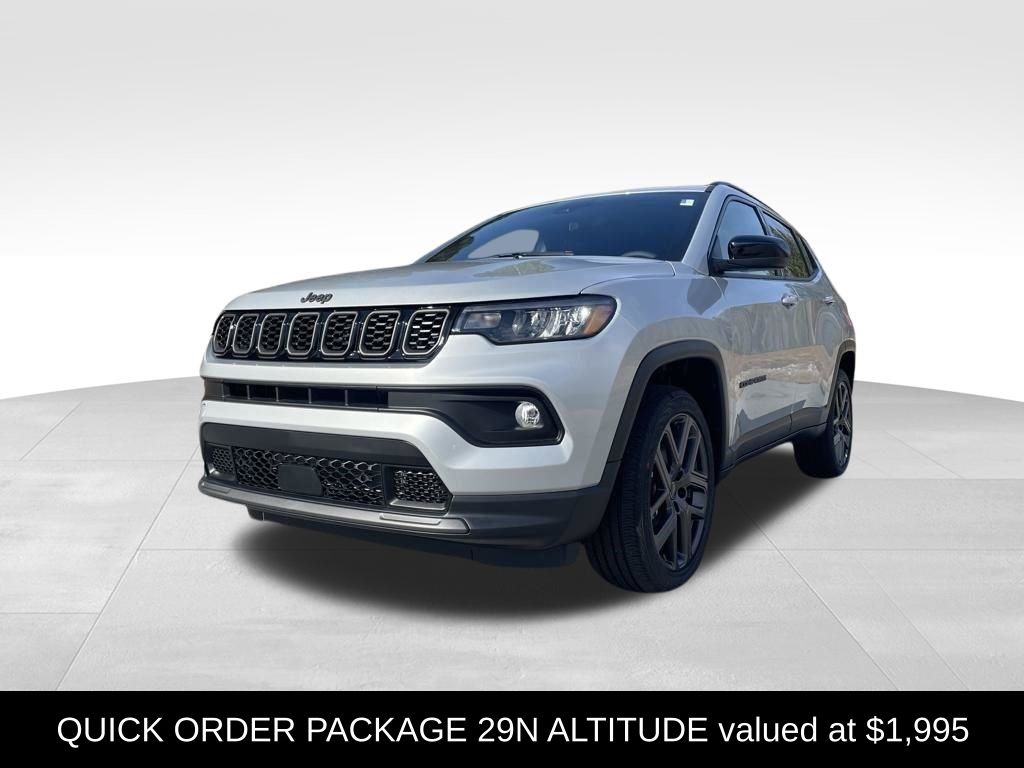 Silver 2026 Jeep Compass SUV / Crossover Four-Wheel Drive 8-Speed Automatic