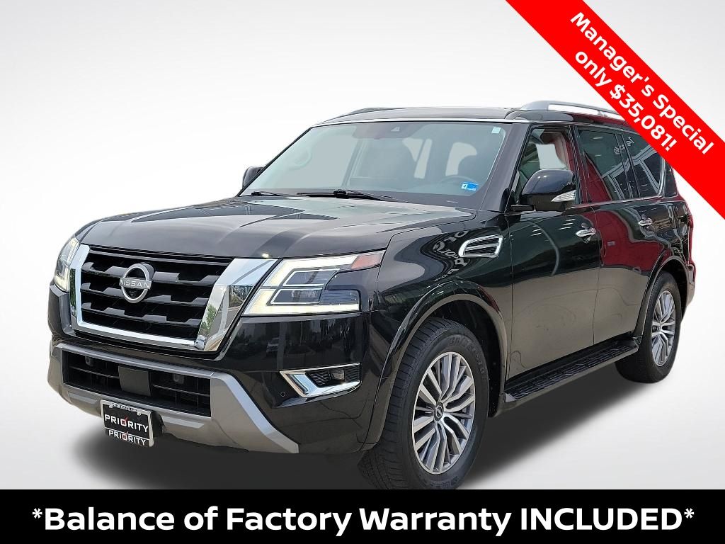 Super Black 2024 Nissan Armada SUV / Crossover 4X2 7-Speed Automatic