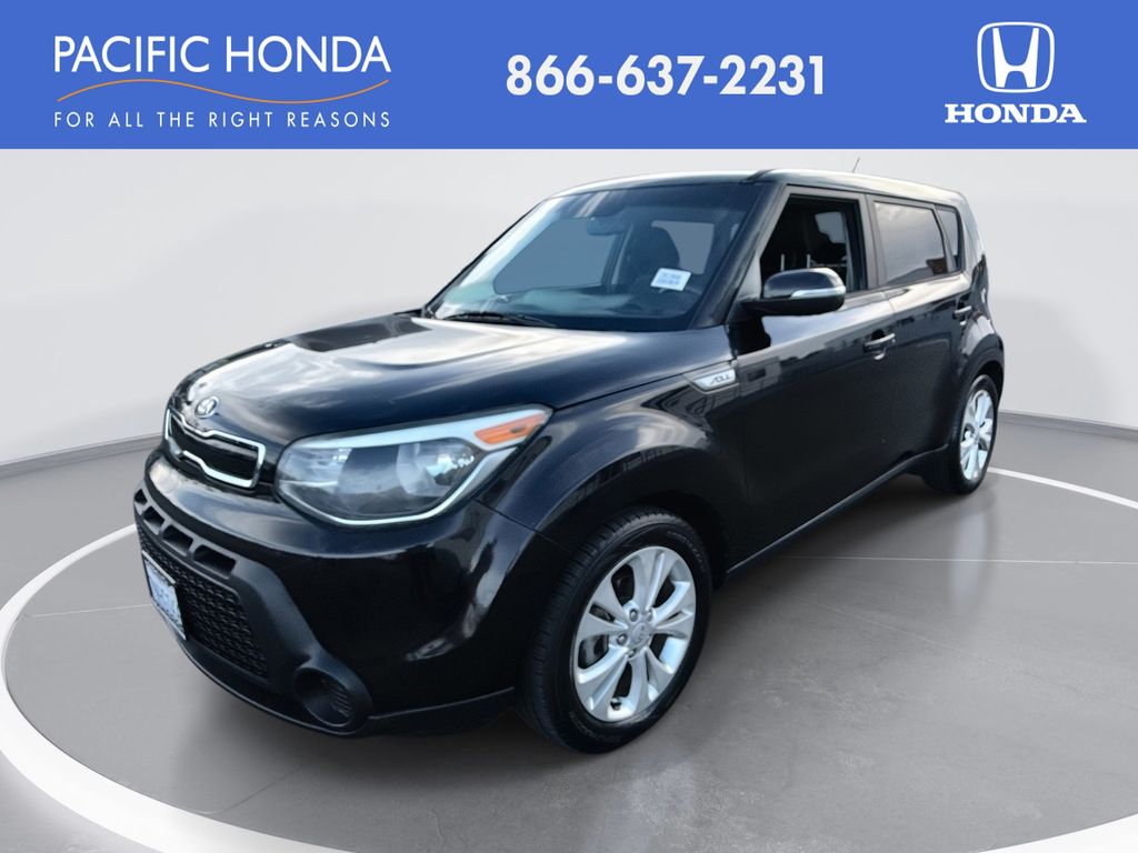 Shadow Black 2014 Kia Soul + Wagon Front-Wheel Drive 6-Speed Automatic