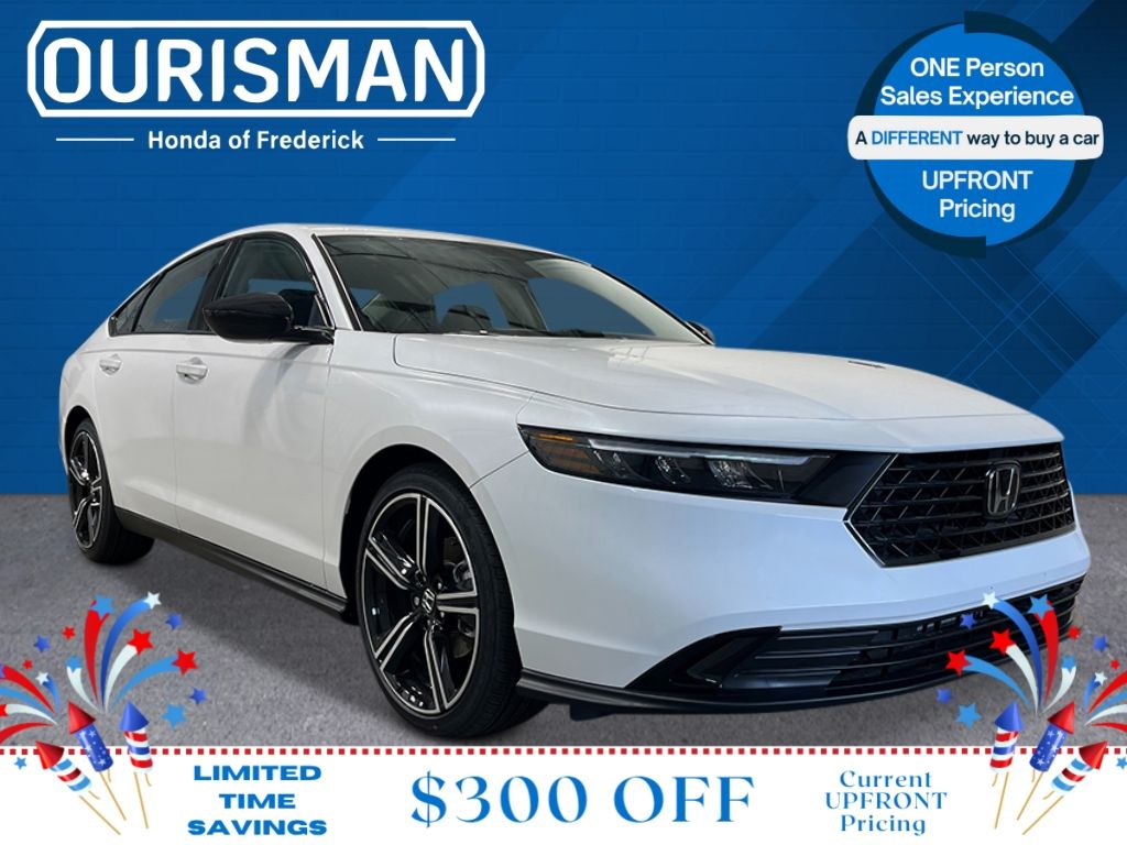 Platinum White Pearl 2026 Honda Accord Sedan Front-Wheel Drive Continuously Variable Transmission