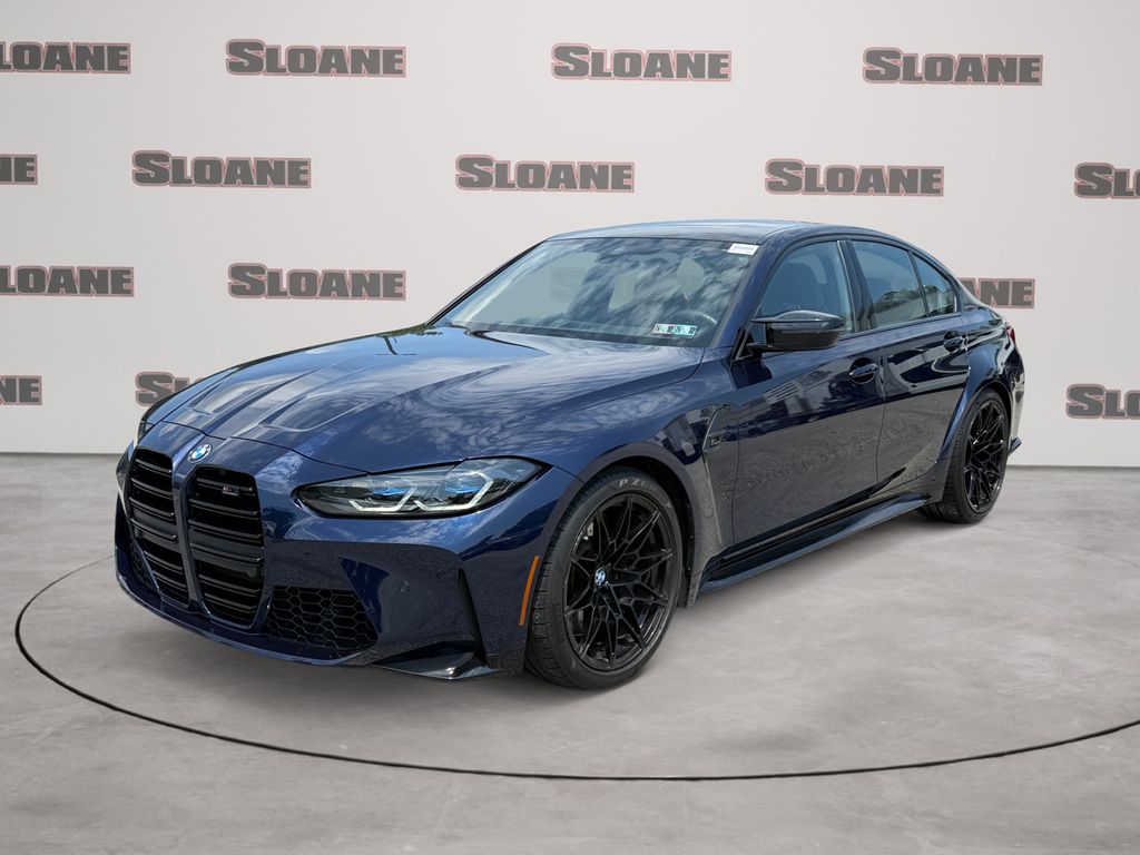 Tanzanite Blue II Metallic 2024 BMW M3 Sedan All-Wheel Drive 8-Speed Automatic
