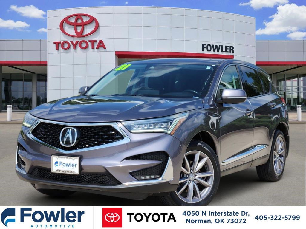 Apex Blue Pearl 2021 Acura RDX SUV / Crossover All-Wheel Drive Automatic