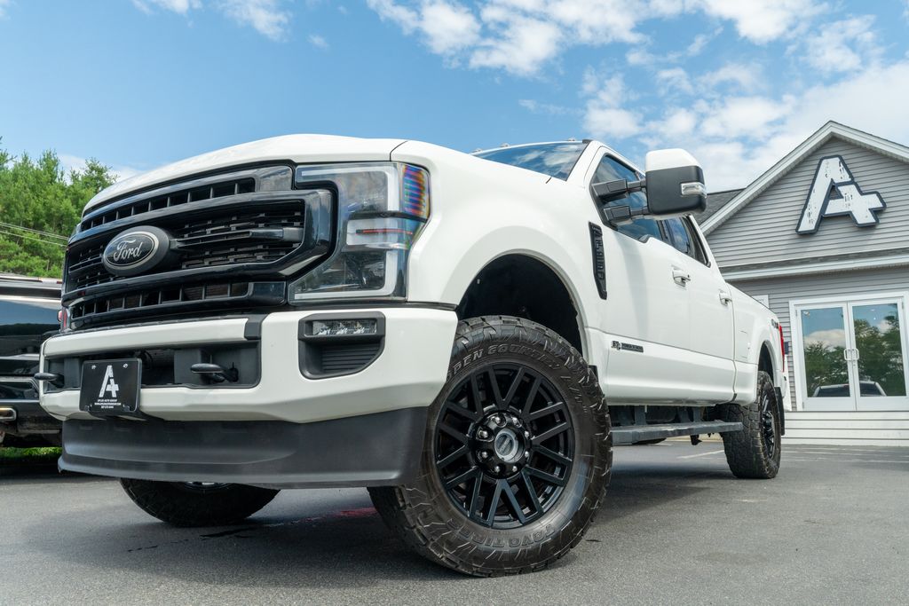 Oxford White 2022 Ford F-250 Super Duty Pickup Truck Four-Wheel Drive Automatic
