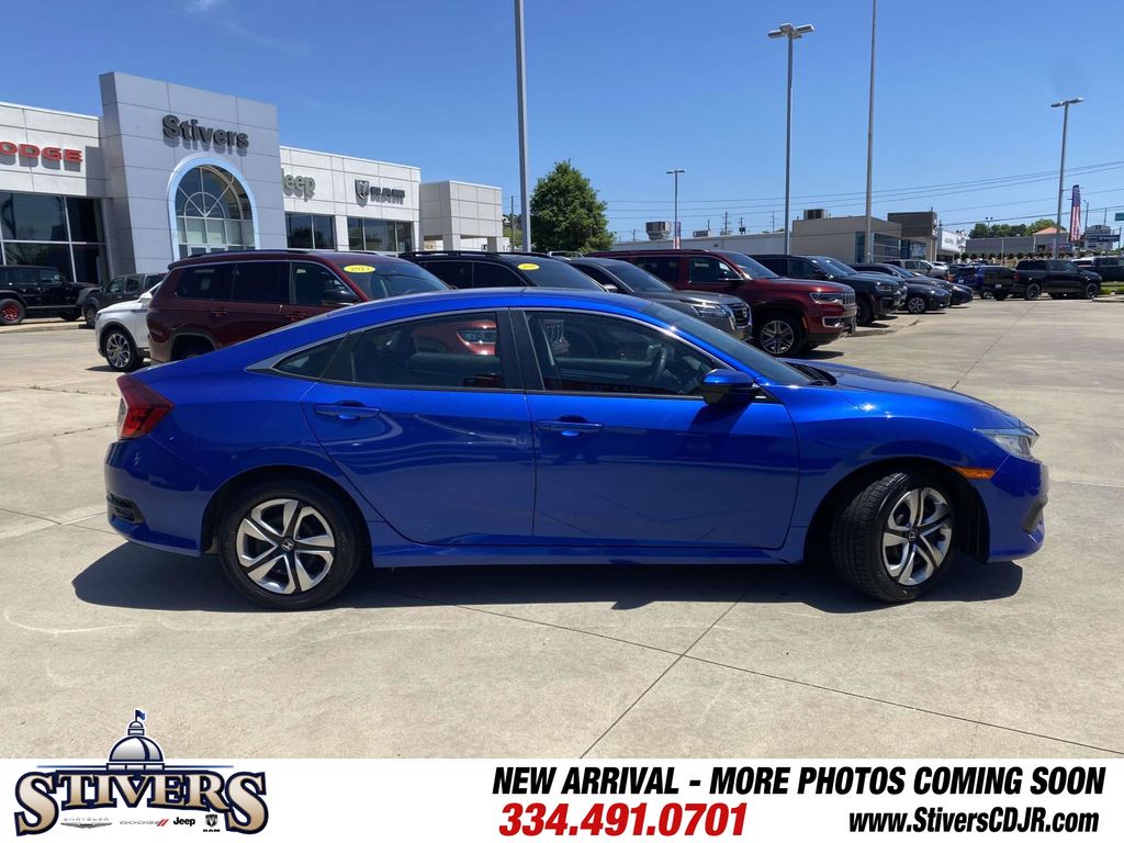2017 Aegean Blue Metallic Honda Civic LX FWD Sedan