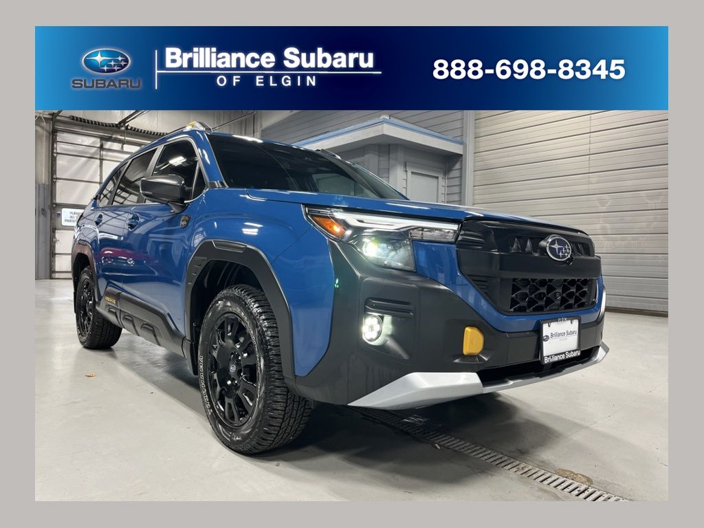 Geyser Blue 2026 Subaru Forester SUV / Crossover All-Wheel Drive Continuously Variable Transmission