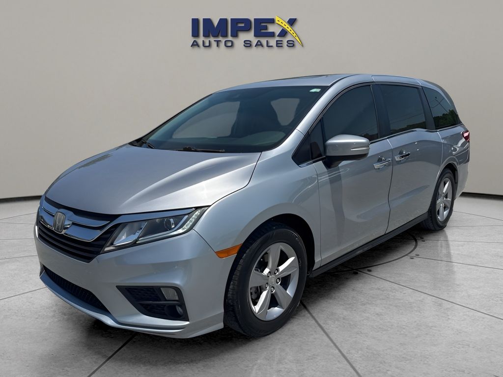 Lunar Silver Metallic 2018 Honda Odyssey EX-L FWD Minivan Front-Wheel Drive 9-Speed Automatic