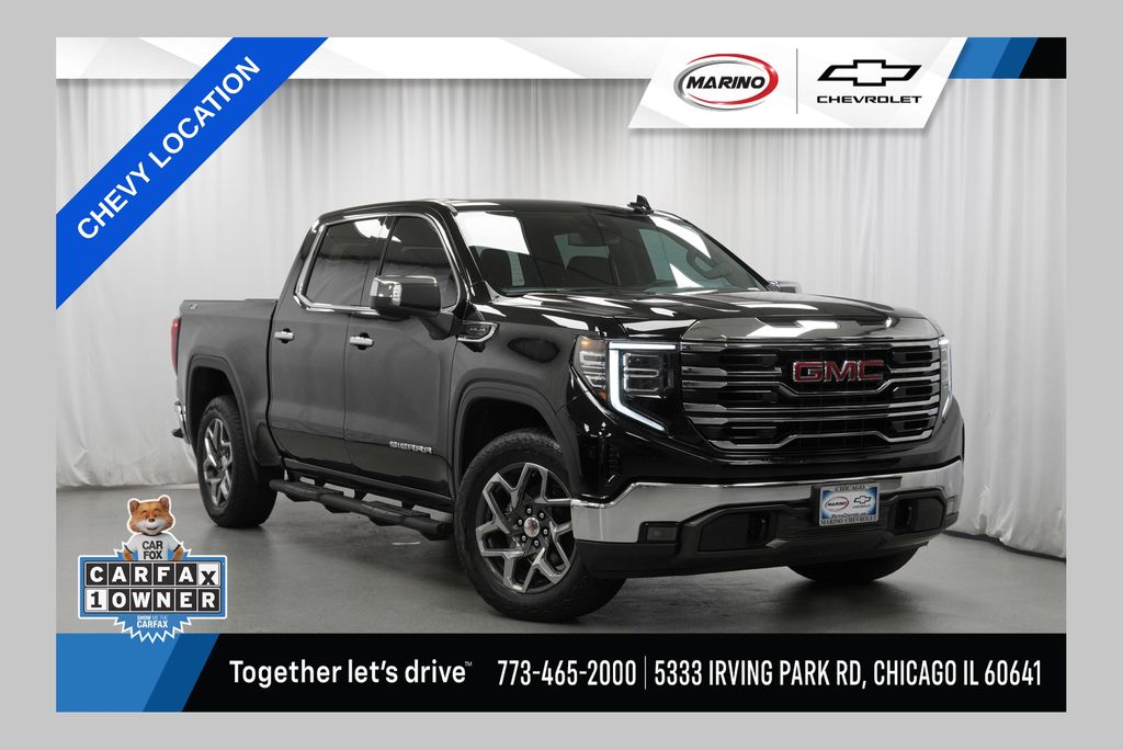 Onyx Black 2024 GMC Sierra 1500 Pickup Truck Four-Wheel Drive Automatic