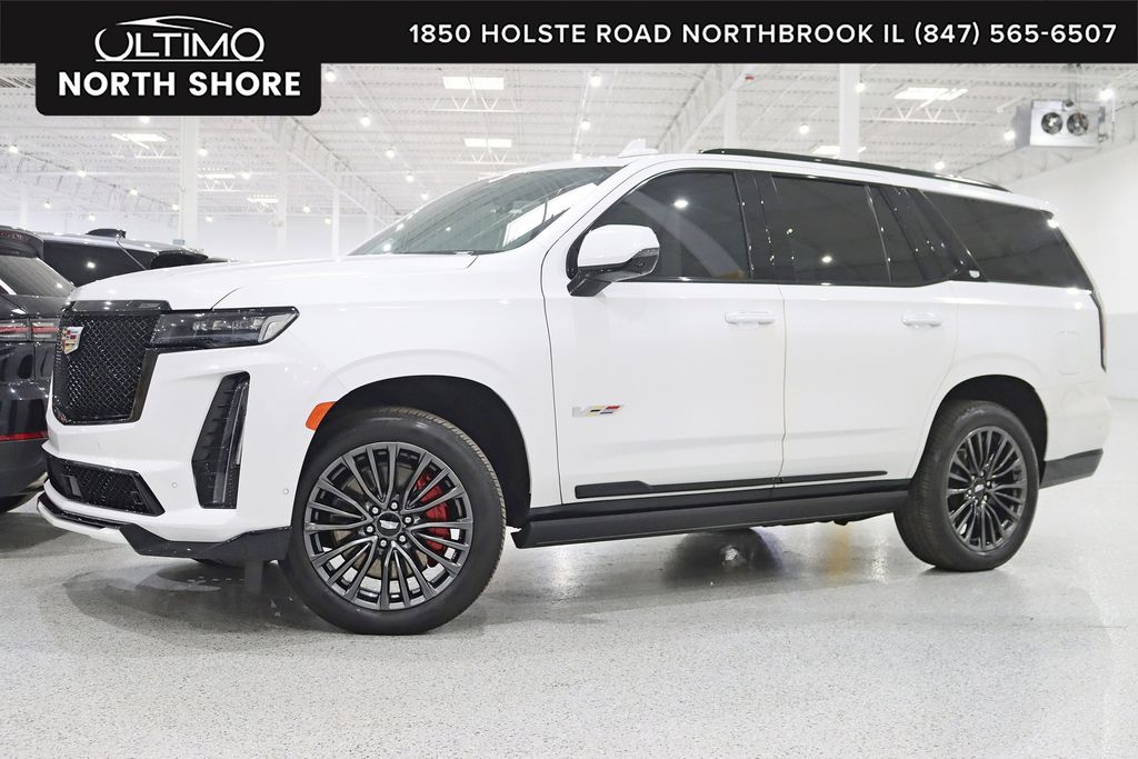 Crystal White Tricoat 2024 Cadillac Escalade-V 4WD SUV / Crossover All-Wheel Drive