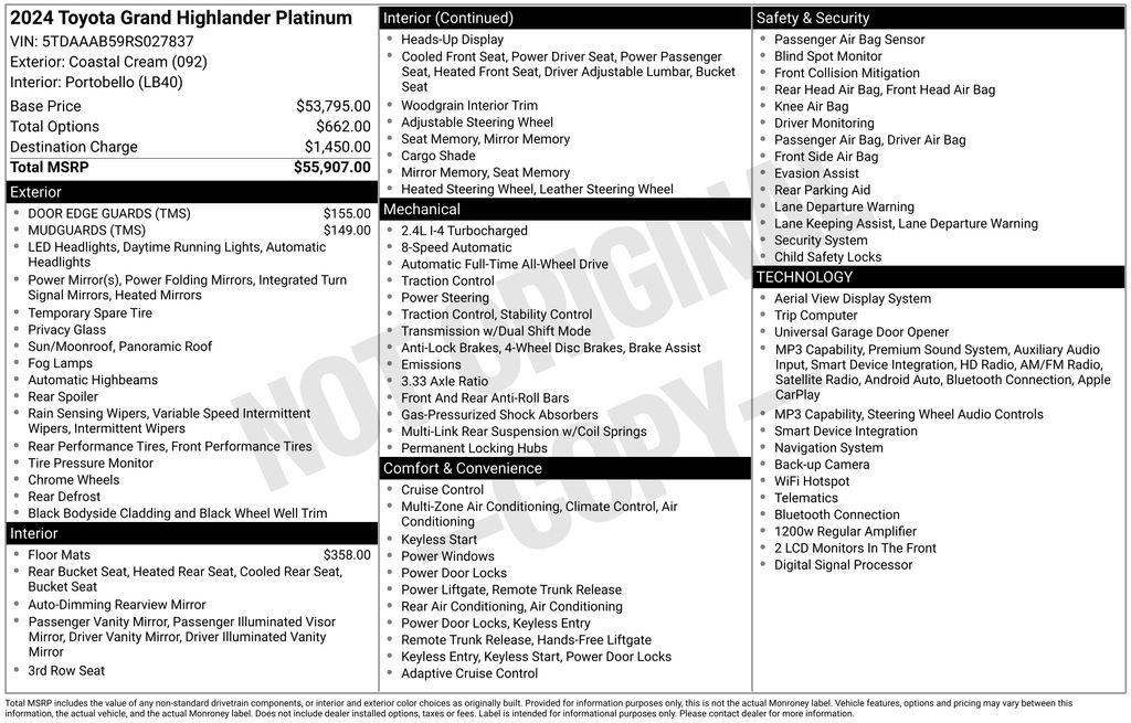 Used 2024 Toyota Grand Highlander SUV