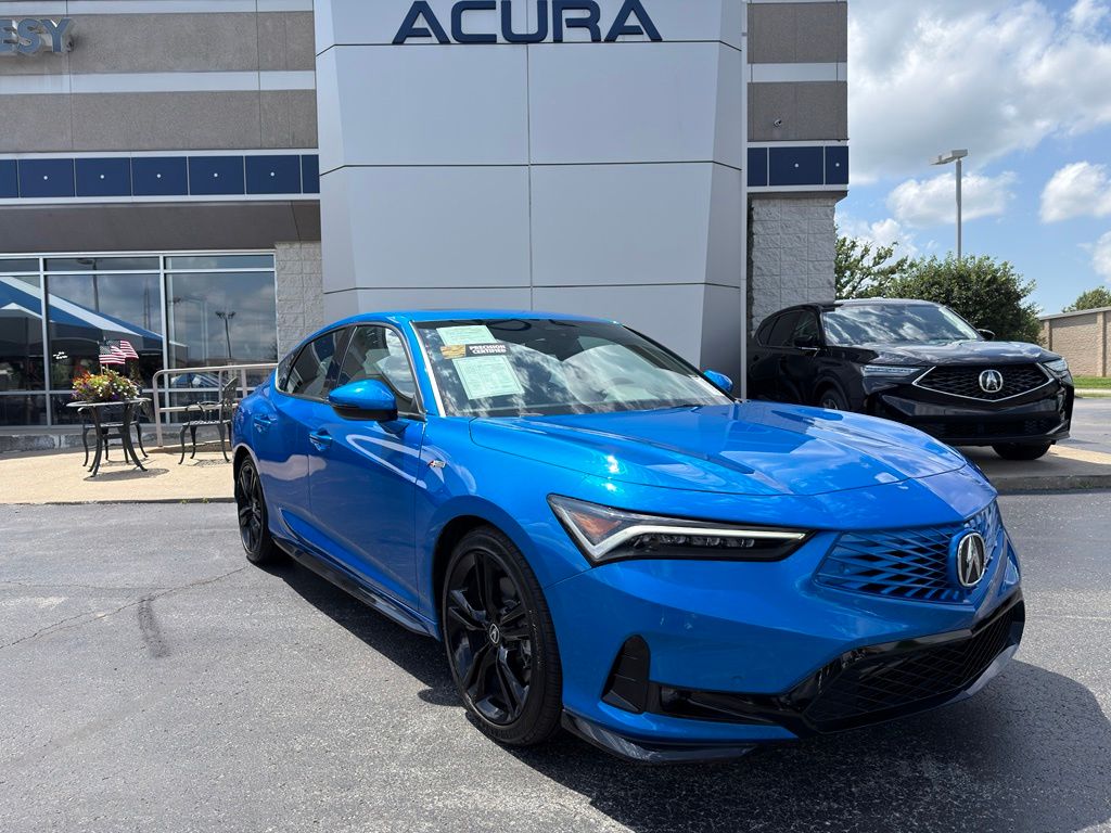 Double Apex Blue Pearl 2026 Acura Integra FWD with Technology and A-SPEC Package Sedan Front-Wheel Drive Continuously Variable Transmission