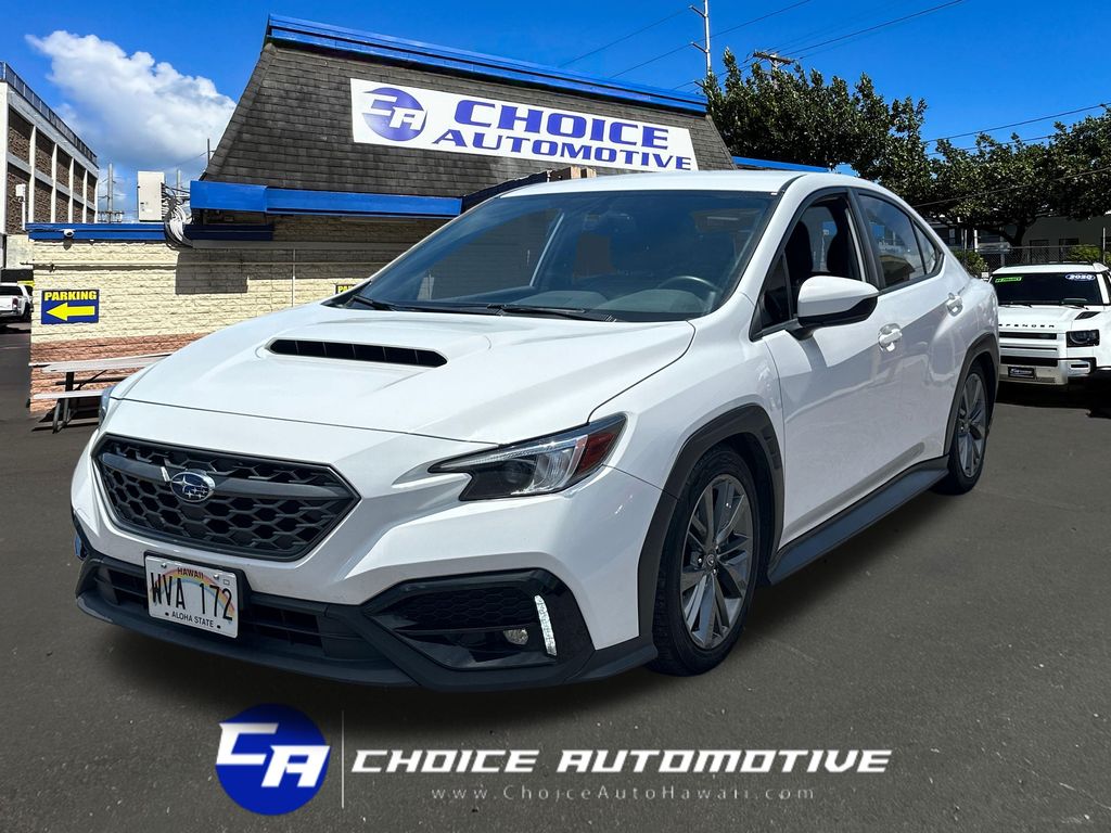Ceramic White 2022 Subaru WRX Sedan All-Wheel Drive 6-Speed Manual