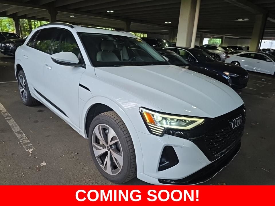 Glacier White 2024 Audi Q8 e-tron SUV / Crossover All-Wheel Drive Automatic