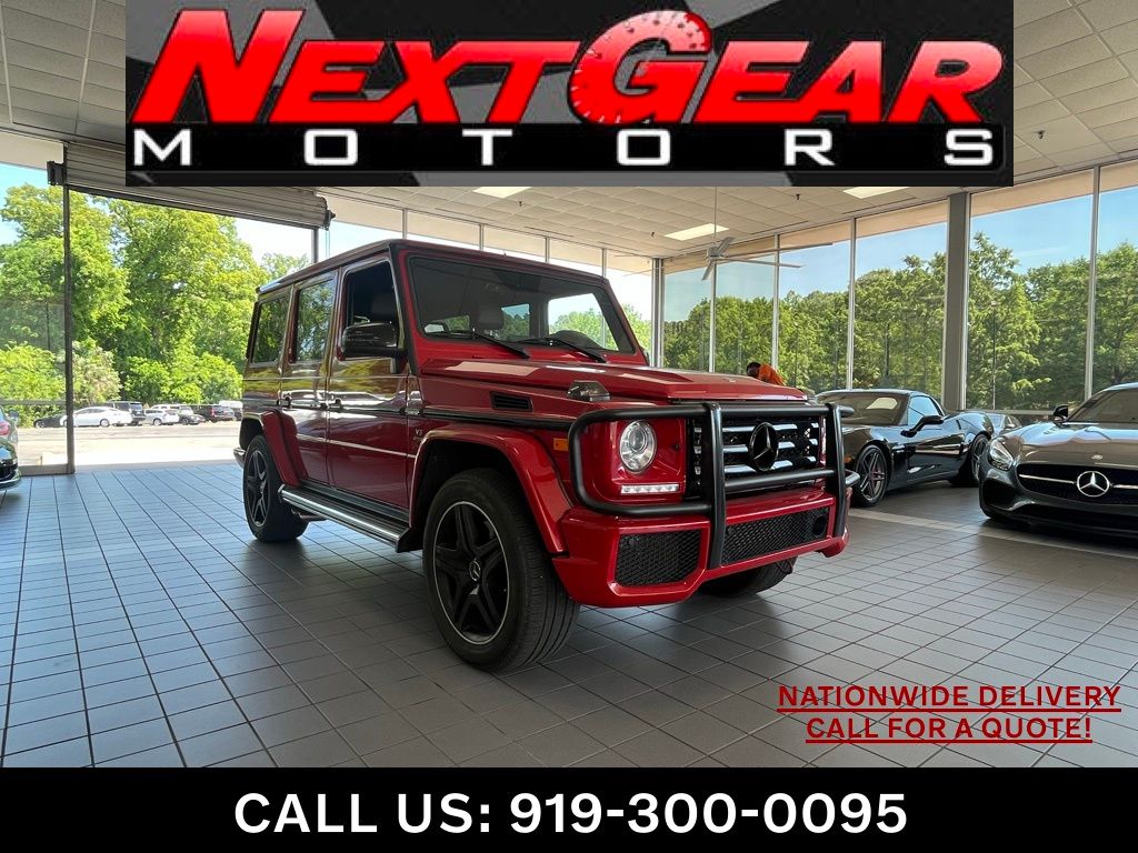 Red 2015 Mercedes-Benz G-Class G 63 AMG 4MATIC SUV / Crossover All-Wheel Drive 7-Speed Automatic