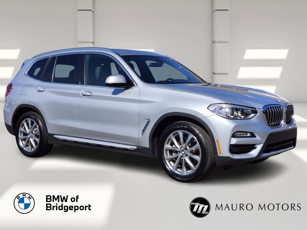 Glacier Silver Metallic 2019 BMW X3 xDrive30i AWD SUV / Crossover All-Wheel Drive 8-Speed Automatic