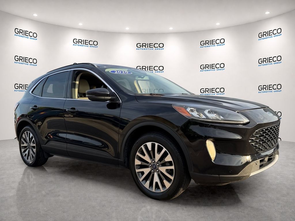 Agate Black Metallic 2020 Ford Escape SUV / Crossover All-Wheel Drive 8-Speed Automatic