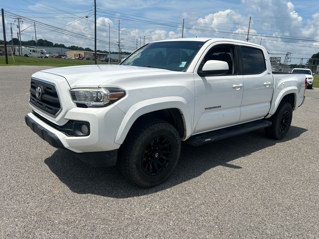 Super White 2017 Toyota Tacoma Pickup Truck 4X2 6-Speed Automatic