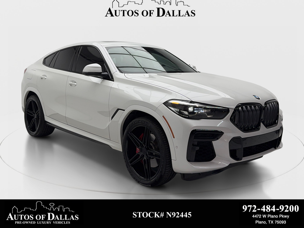 Mineral White Metallic 2023 BMW X6 SUV / Crossover All-Wheel Drive 8-Speed Automatic
